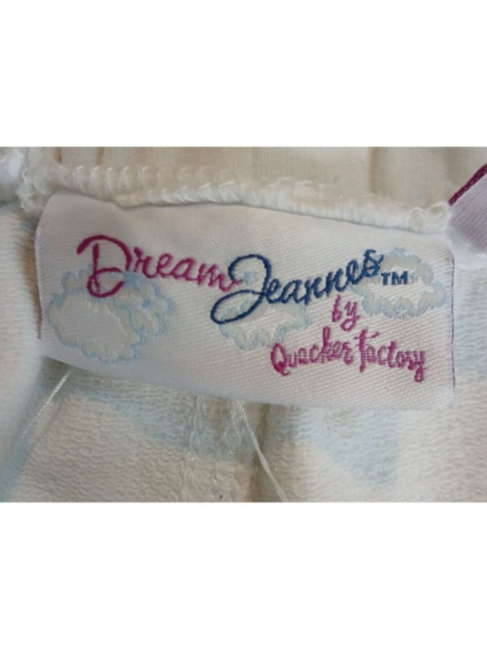 Dream Jeannes By Quacker Factory Capri Pants XXS White Pull-On Rhinestone #I-6 - Picture 3 of 10